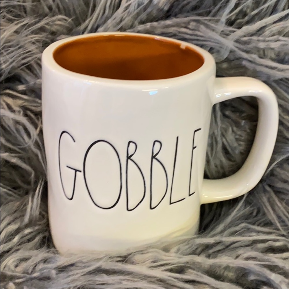 Rae Dunn OG Rare HTF GOBBLE Mug